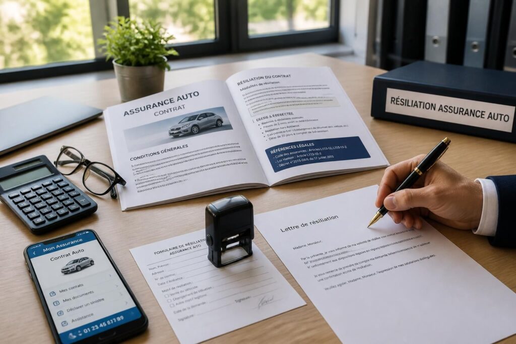 découvrez tout ce qu'il faut savoir sur la lettre de résiliation d'assurance auto : formats adaptés, obligations légales et délais à respecter pour une résiliation réussie.