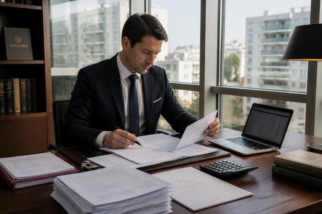 découvrez comment sont calculés les frais de notaire lors d'un achat immobilier, ainsi que les pourcentages appliqués pour mieux préparer votre budget.